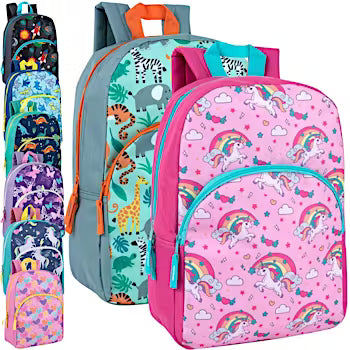 15 Inch Kids Backpacks for Boys & Girls | Preschool, Kindergarten, Elementary School Backpacks with Adjustable, Padded Straps Unicorn