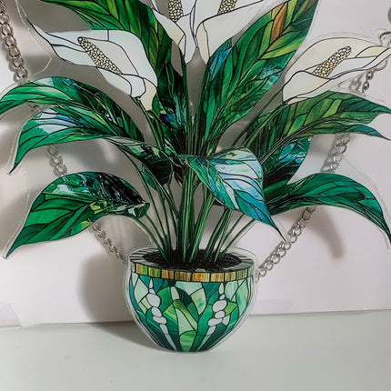 2D Printed Monstera Art Prints Basket and Pots Christmas Decoration and Seasonal Decorations