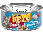 Purina Friskies Wet Cat Food Variety Per Can Filets, Shred, Pate and Treats