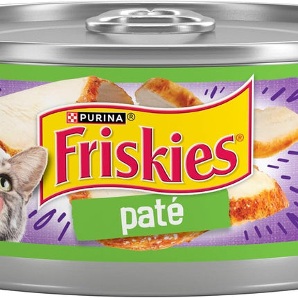 Purina Friskies Wet Cat Food Variety Per Can Filets, Shred, Pate and Treats