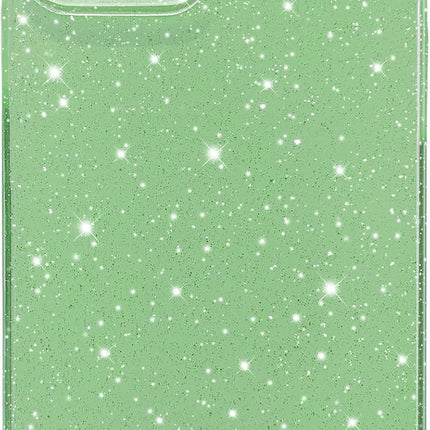 iPhone 11 Pro Max Case Glitter Cute Sparkly Shiny Bling Sparkle Phone Cases 6.5", Thin Slim Fit Soft TPU Bumper Shockproof Rubber Protective Cover for Women Girls Girly, Bright Pink