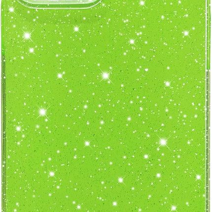 iPhone 11 Pro Max Case Glitter Cute Sparkly Shiny Bling Sparkle Phone Cases 6.5", Thin Slim Fit Soft TPU Bumper Shockproof Rubber Protective Cover for Women Girls Girly, Bright Pink