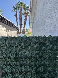 Artificial Ivy Privacy Fence Screen, Faux Ivy Greenery Backdrop Ivy Vine Leaf Hedges Fencing Panels Greenery Wall Privacy for Patio, Balcony, Garden, Backyard Indoor Outdoor Decor