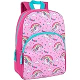 15 Inch Kids Backpacks for Boys & Girls | Preschool, Kindergarten, Elementary School Backpacks with Adjustable, Padded Straps (Happy Hearts)