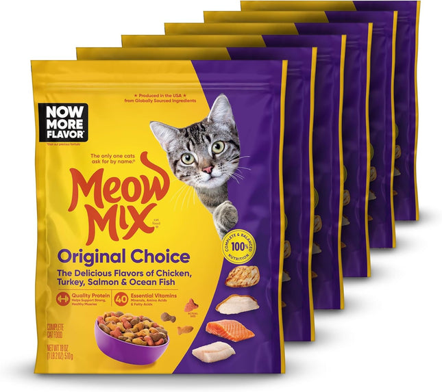 Meow Mix Original Choice Dry Cat Food for Home or Gift