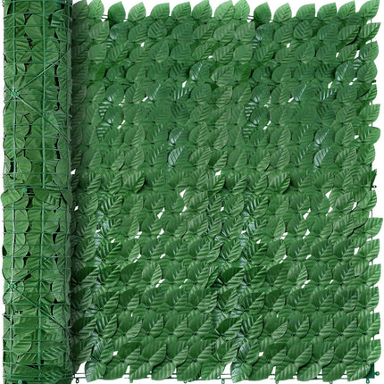 Artificial Ivy Privacy Fence Screen, Faux Ivy Greenery Backdrop Ivy Vine Leaf Hedges Fencing Panels Greenery Wall Privacy for Patio, Balcony, Garden, Backyard Indoor Outdoor Decor
