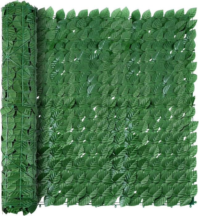 Artificial Ivy Privacy Fence Screen, Faux Ivy Greenery Backdrop Ivy Vine Leaf Hedges Fencing Panels Greenery Wall Privacy for Patio, Balcony, Garden, Backyard Indoor Outdoor Decor