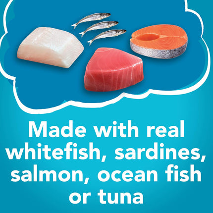 Purina Friskies Wet Cat Food Variety Pack Fish-A-Licious Extra Gravy, Prime Filets and Tasty Treasures Variety Packs