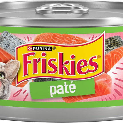 Purina Friskies Wet Cat Food Variety Per Can Filets, Shred, Pate and Treats