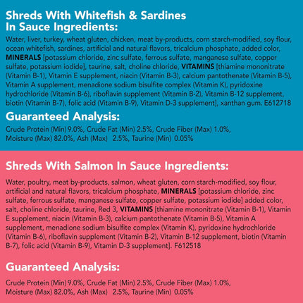 Purina Friskies Wet Cat Food Variety Pack Fish-A-Licious Extra Gravy, Prime Filets and Tasty Treasures Variety Packs