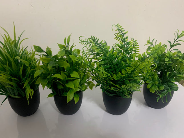 Fake Plants or Grass in Decor Pot Desk or Table decoration House Indoor Decoration
