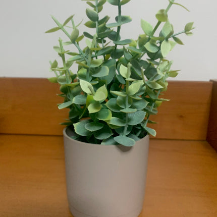 Fake Mini Monstera Plants in Decor Pot for computer desk Indoor or outdoor decoration