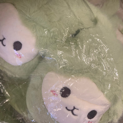 Animal Sheep Warm Slippers for Winter Women and Men ' Soft Plush Comfortable Non -Slip Slippers