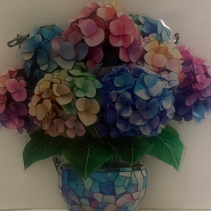 2D Printed Cactus Art Prints Basket and Pots Christmas Decoration and Seasonal Decorations