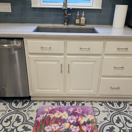 Freesias Machine Washable Memory Foam Mat IBD0249RUG