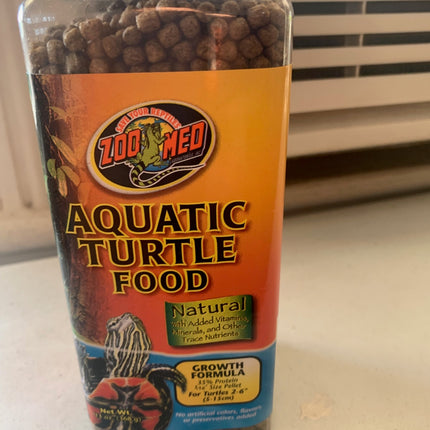 Zoo Med Blend Aquatic Formula, Turtle Food Natural with add Vitamin 13 oz