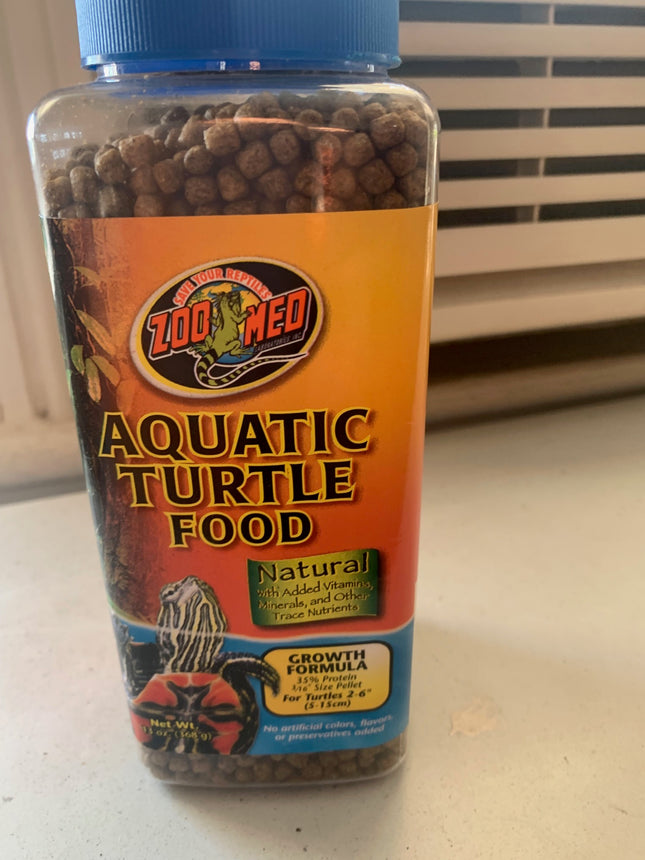 Zoo Med Blend Aquatic Formula, Turtle Food Natural with add Vitamin 13 oz