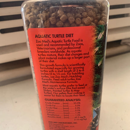 Zoo Med Blend Aquatic Formula, Turtle Food Natural with add Vitamin 13 oz