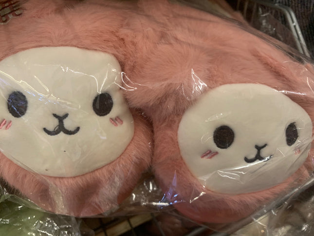 Animal Sheep Warm Slippers for Winter Women and Men ' Soft Plush Comfortable Non -Slip Slippers