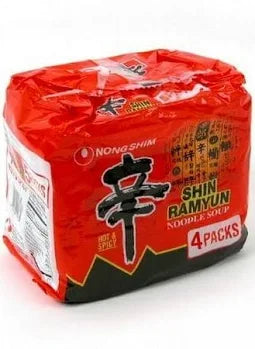 Nongshim Shin Ramen Noodle Soup 120g*4 480 g