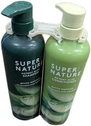 Super Nature Potent Aloe Gentle Moisture Shampoo & Conditioner Set